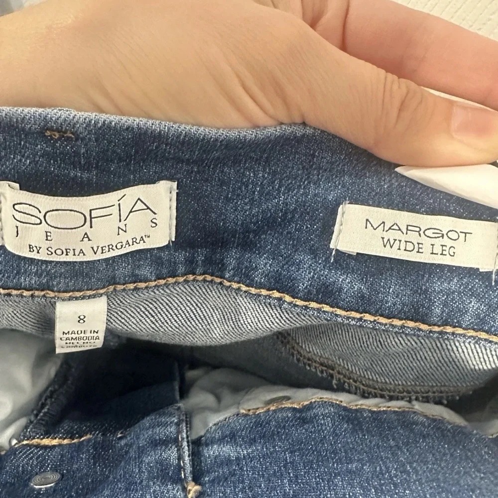 Sofia by Sofia Vergara Blue Wide-Leg Jeans - Picture 9 of 10